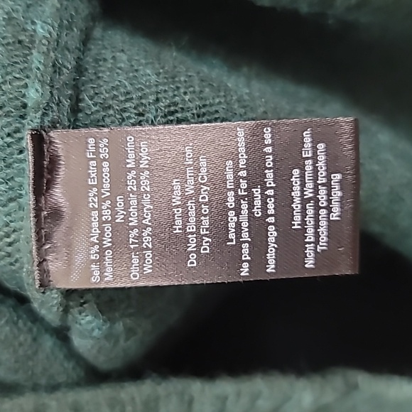 Rachel Antonoff RANDY'S REPRODUCTIVE SYSTEM SWEATER EMERALD Size Medium - Picture 7 of 9